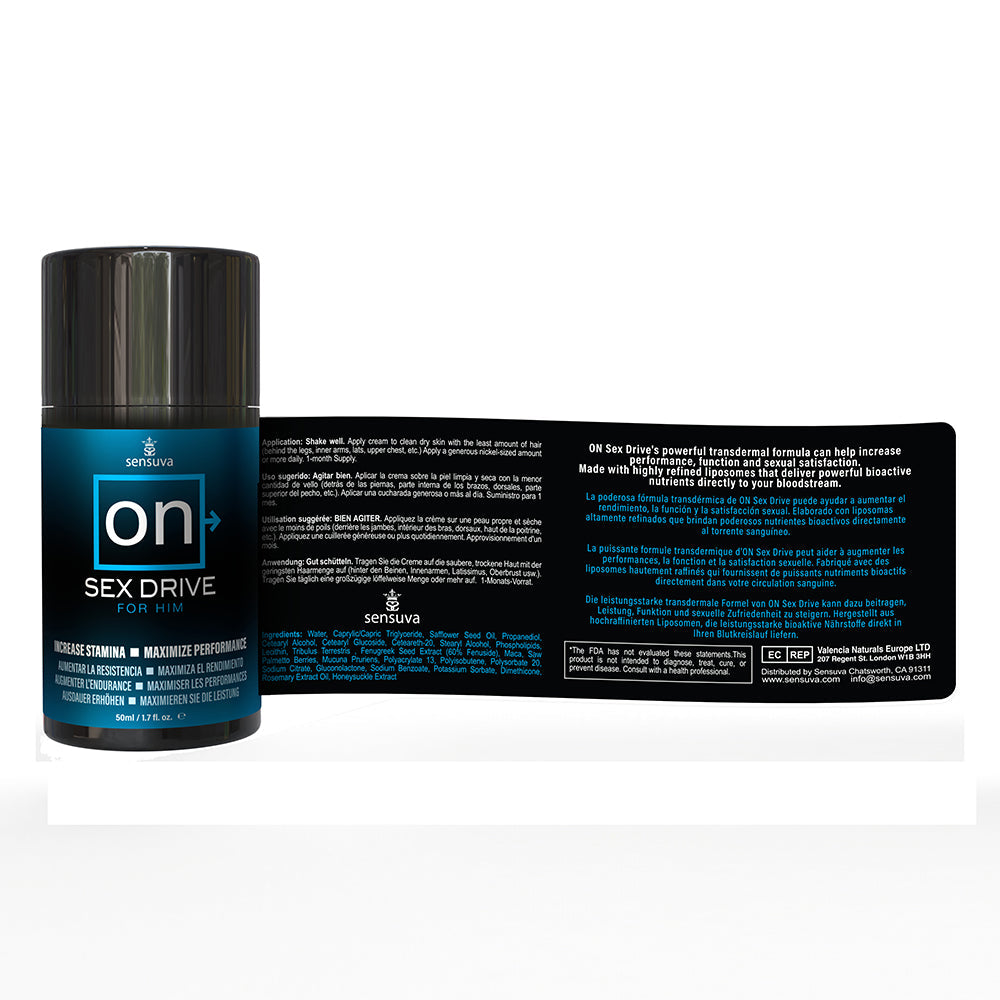 Sensuva ON Sex Drive For Him 1.7oz