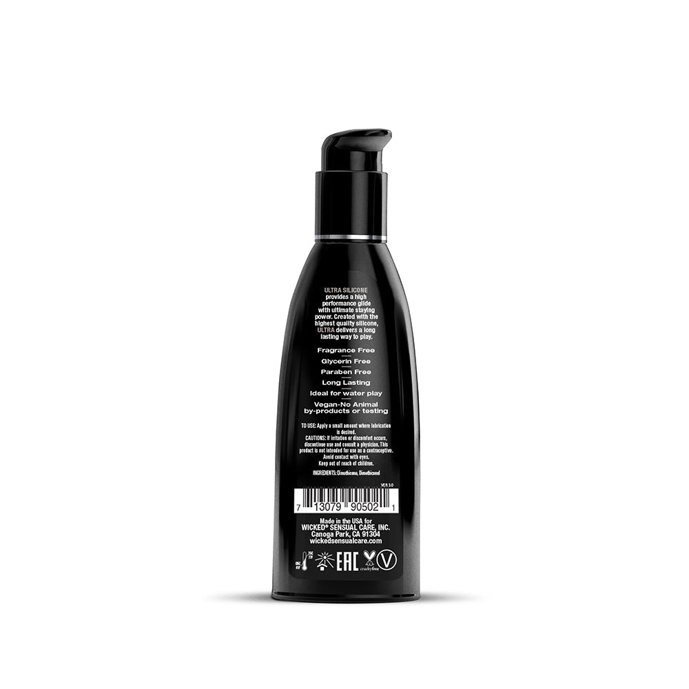 Wicked Sensual Care Ultra Silicone Lube Fragrance Free 2oz