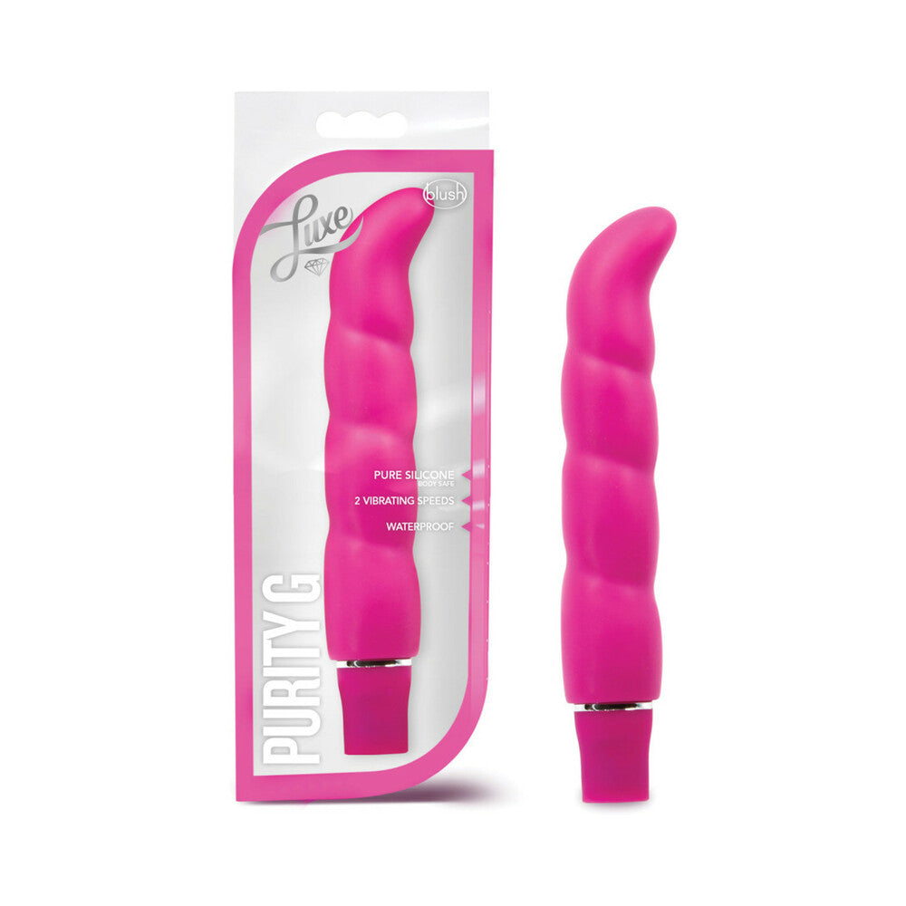 Blush Luxe Purity G Silicone Vibrator - Pink