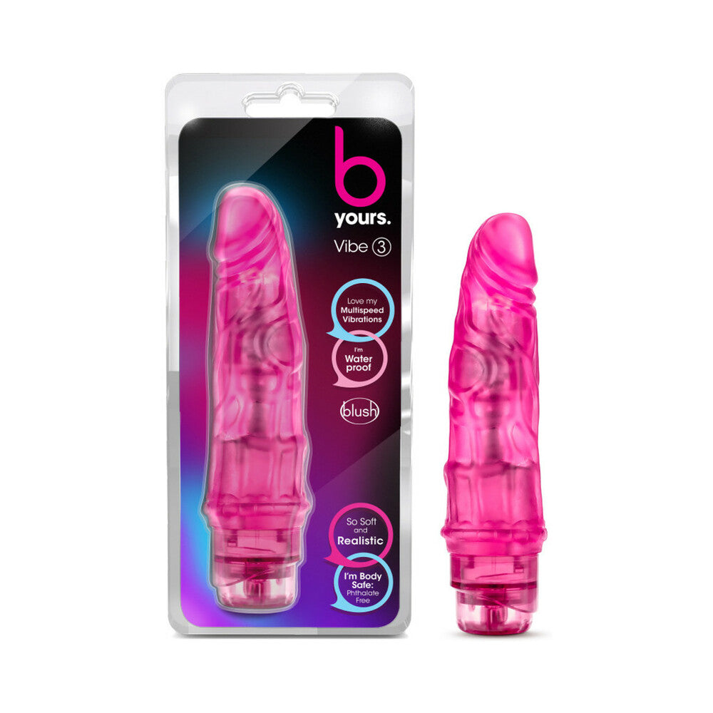 B Yours Vibe 3-Pink 7.25"