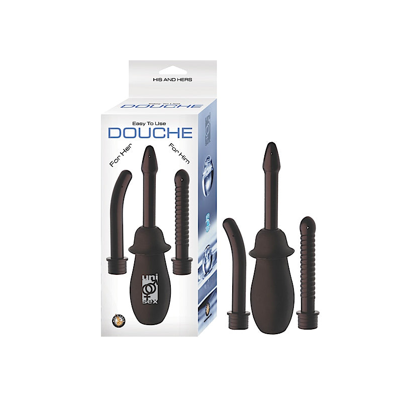 His & Hers Easy To Use Douche - Black