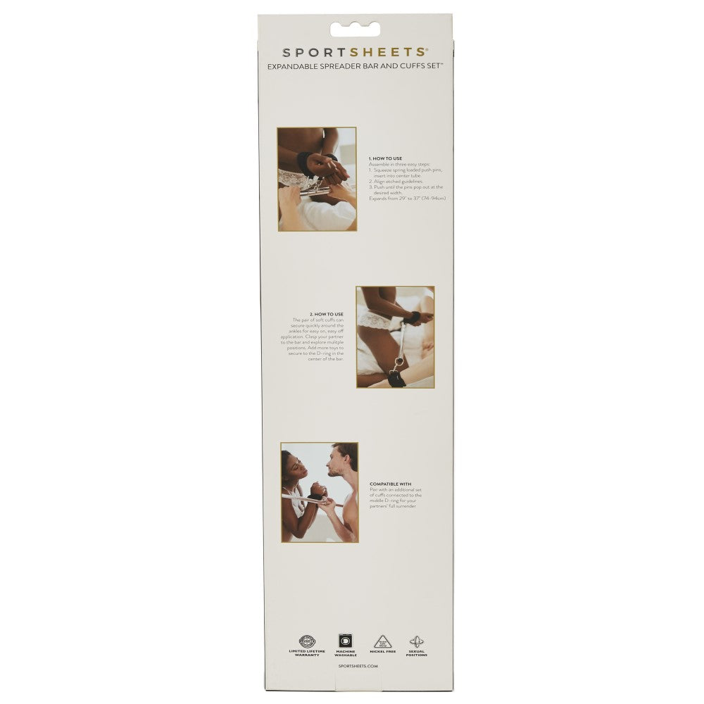 Sportsheets Spreader Bar & Cuffs Set