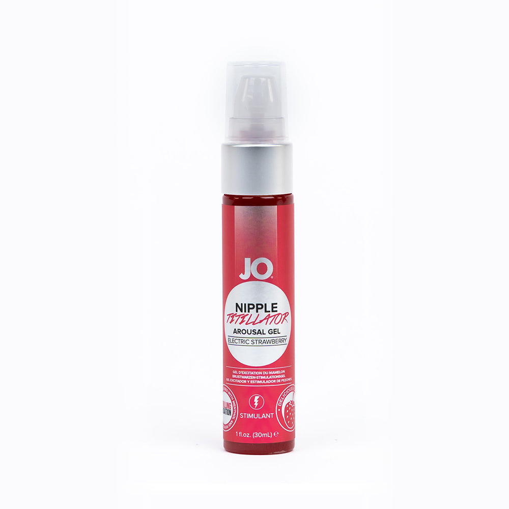 JO Nipple Titillator - Strawberry Stimulant 1 oz