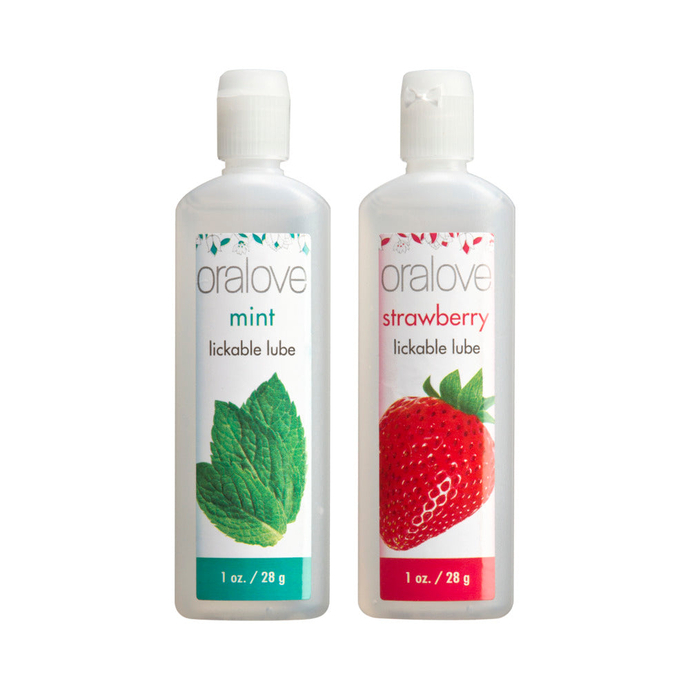 Oralove Delicious Duo Lube-Strawberry & Mint