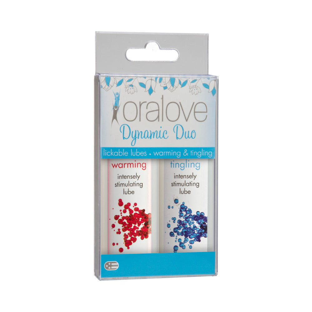 Oralove Dynamic Duo Lube-Warming & Tingling