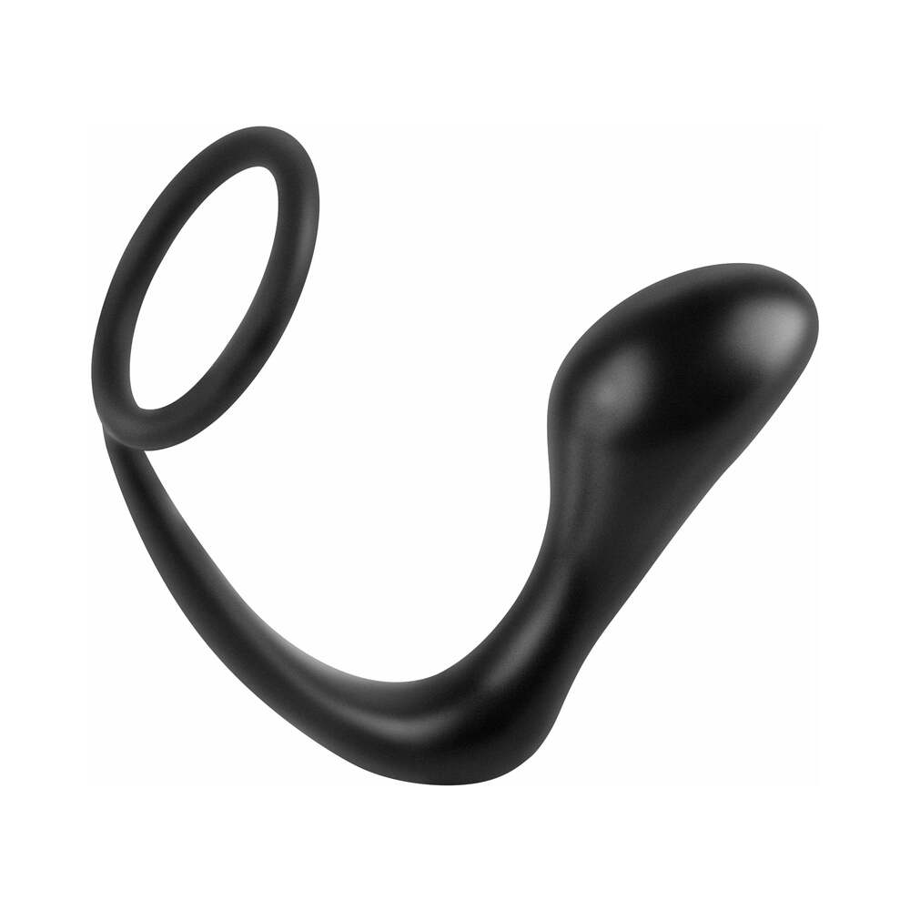 Anal Fantasy Collection Ass Gasm Cockring Plug - Black