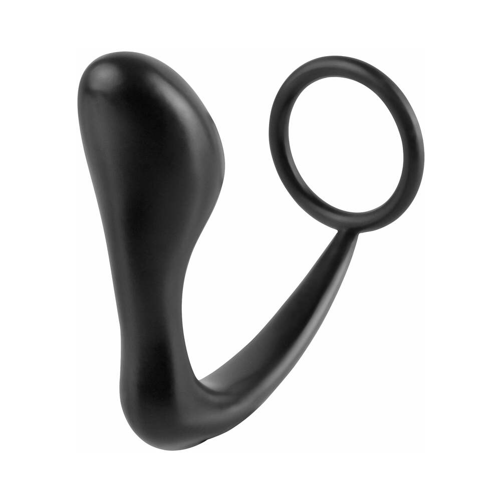 Anal Fantasy Collection Ass Gasm Cockring Plug - Black