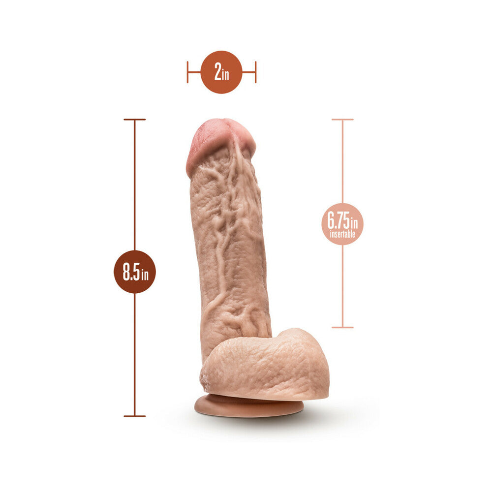 Blush Hung Rider Trigger 7" Dildo w/Suction Cup - Flesh