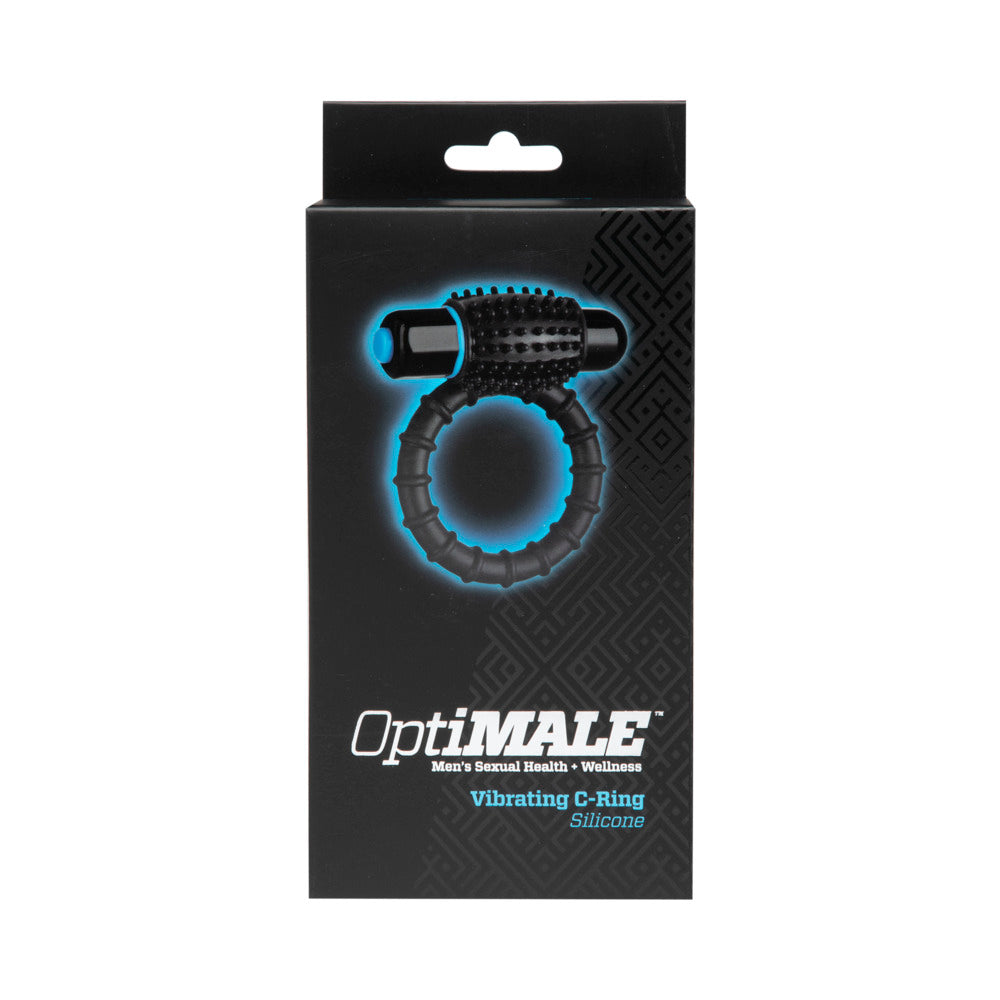OptiMale Vibrating C Ring - Black