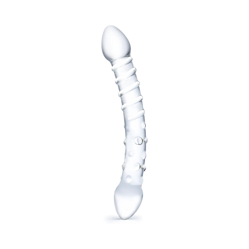 Glas Double Trouble Glass Dildo 10"