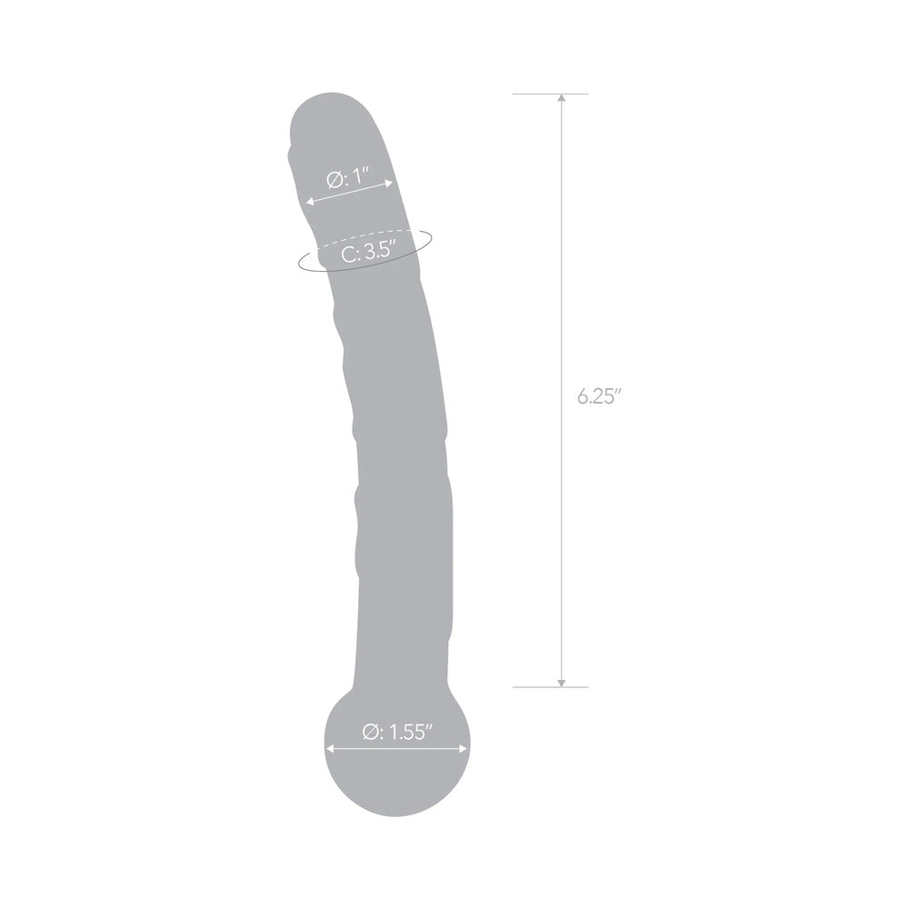 Glas Tickler Dildo - Orange