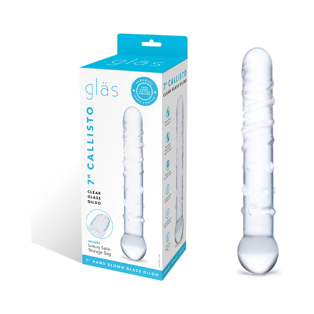 Glas Callisto Glass Dildo - Clear