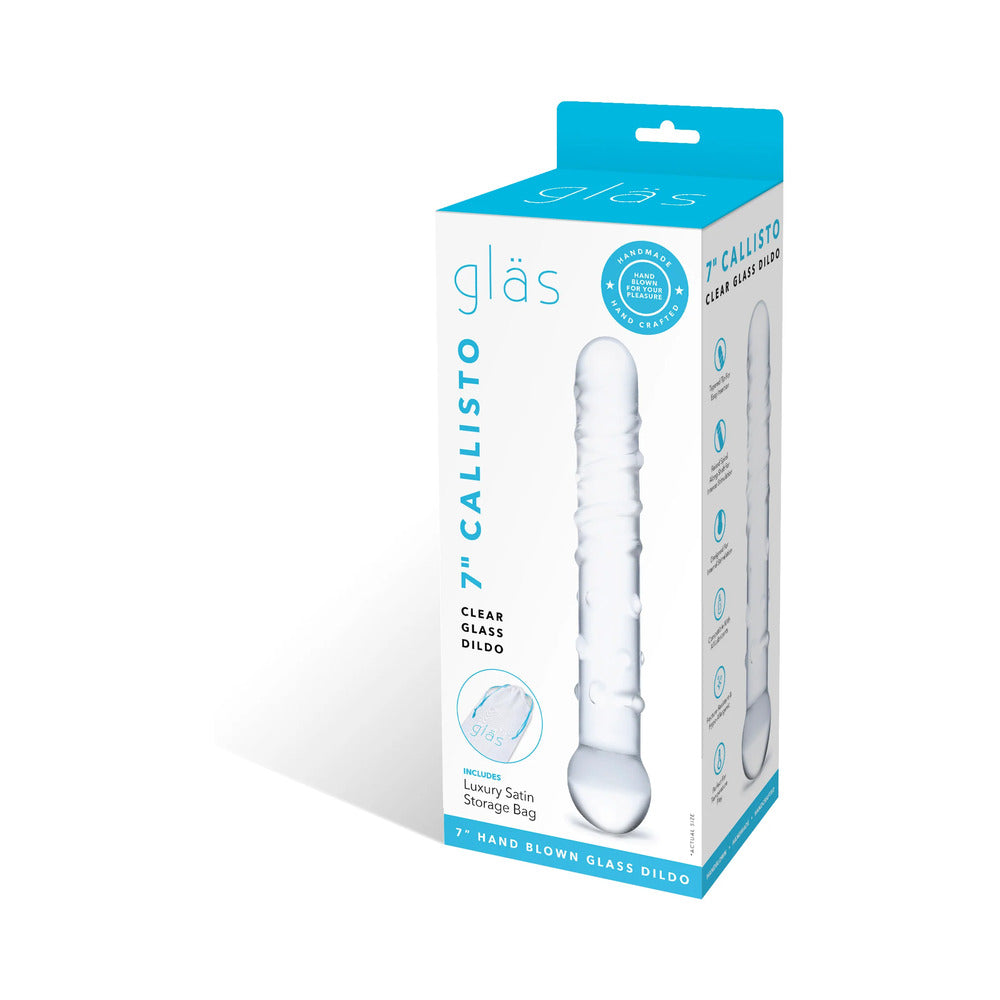 Glas Callisto Glass Dildo - Clear