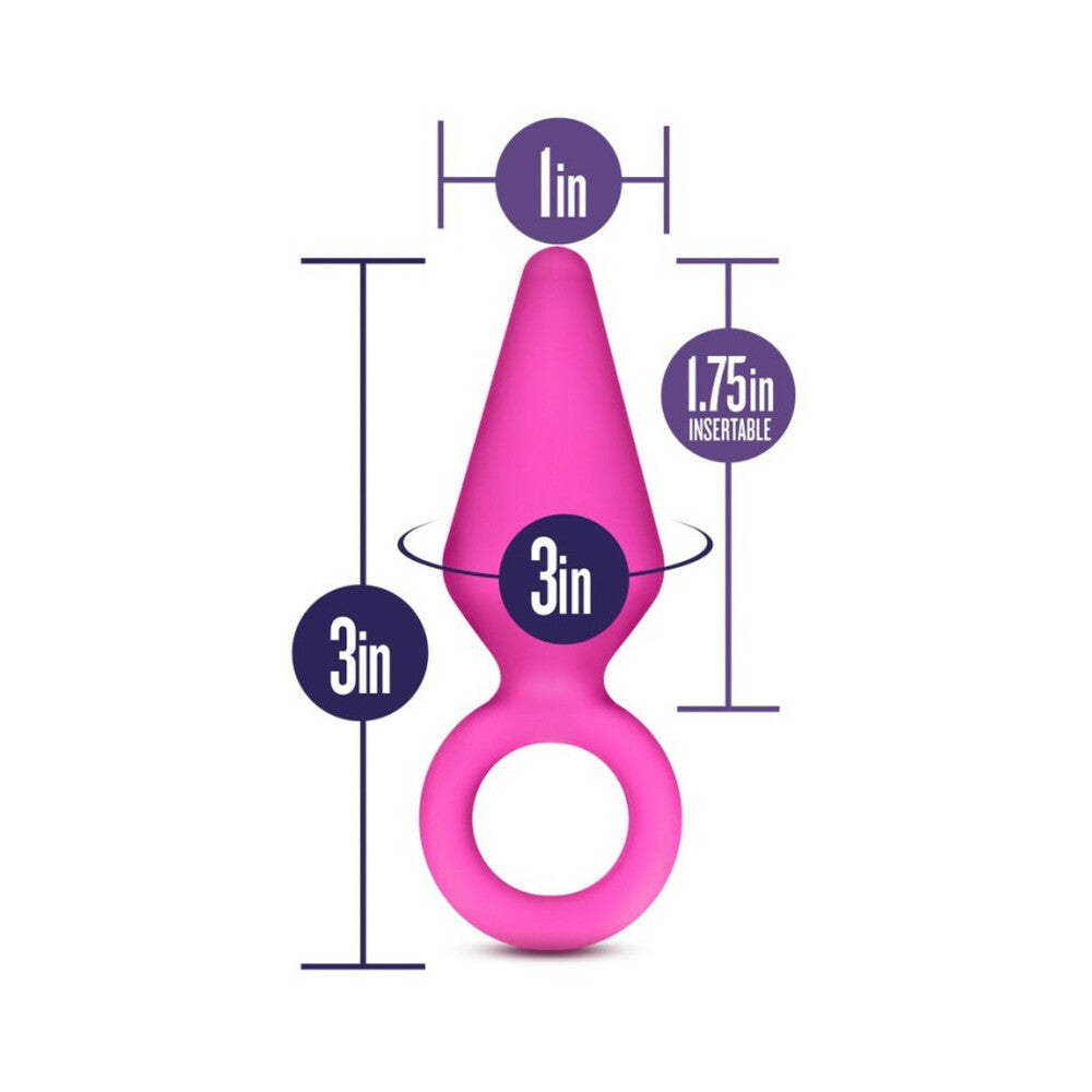 Blush Luxe Candy Rimmer Plug Small - Fuchsia