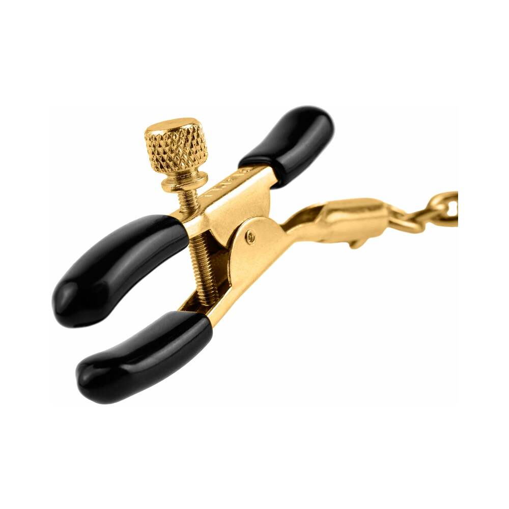 Fetish Fantasy Gold Chain Nipple Clamps