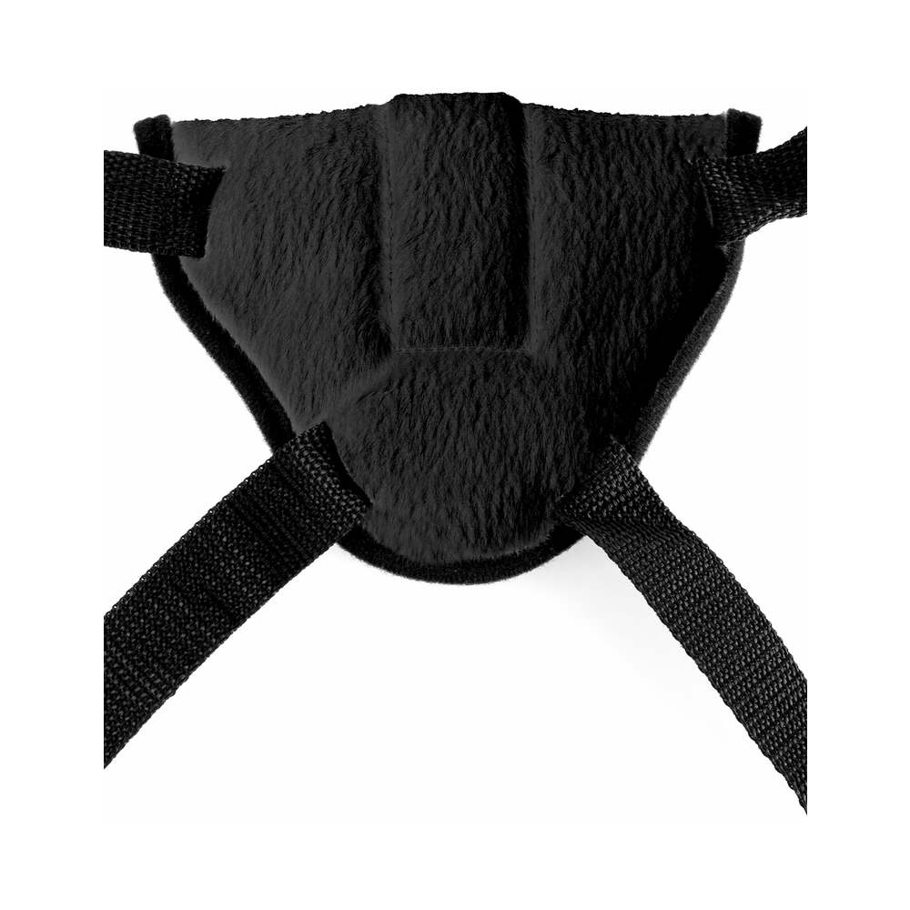 Fetish Fantasy Series Vibrating Plush Harness - Black