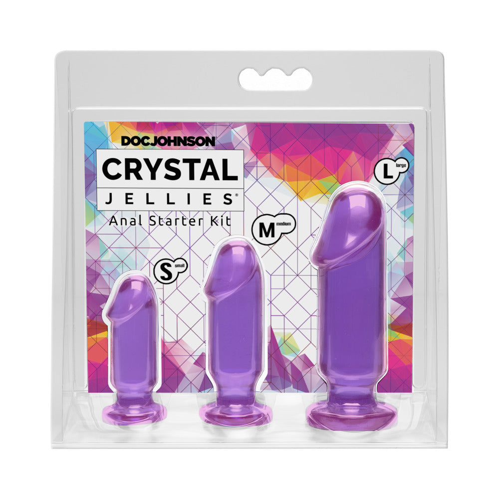 Crystal Jellies Anal Starter Kit - Purple