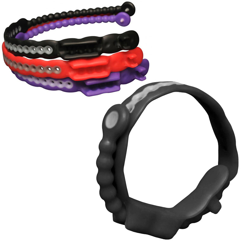 Perfect Fit Speed Shift 17 Adjustments Cock Ring - Black