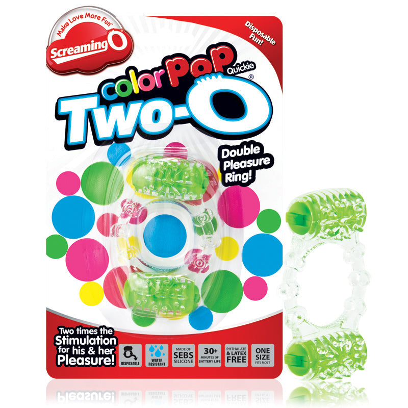 Screaming O ColorPoP Quickie Two-O-Green