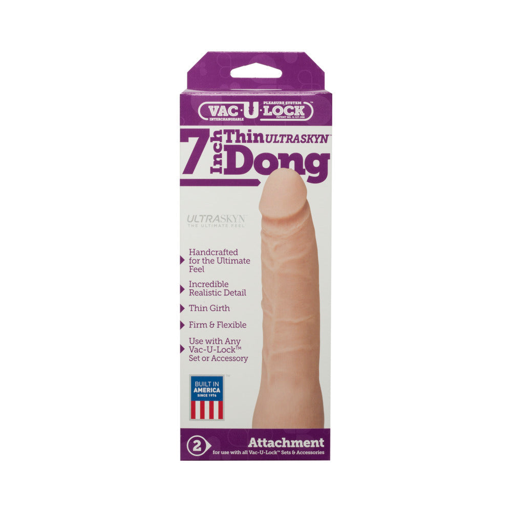 Vac-U-Lock-UR3 Thin Dong-White 7"