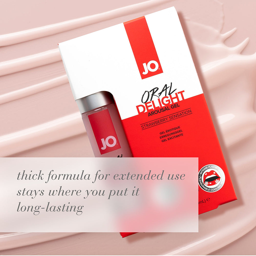 JO Oral Delight - Strawberry Stimulant 1 oz