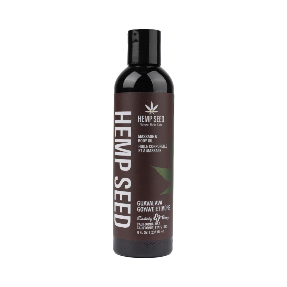 Earthly Body Massage & Body Oil - 8 oz Guavalava
