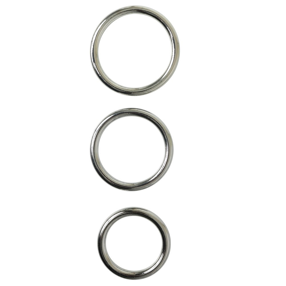 Sportsheets Metal O-Ring - Pack of 3