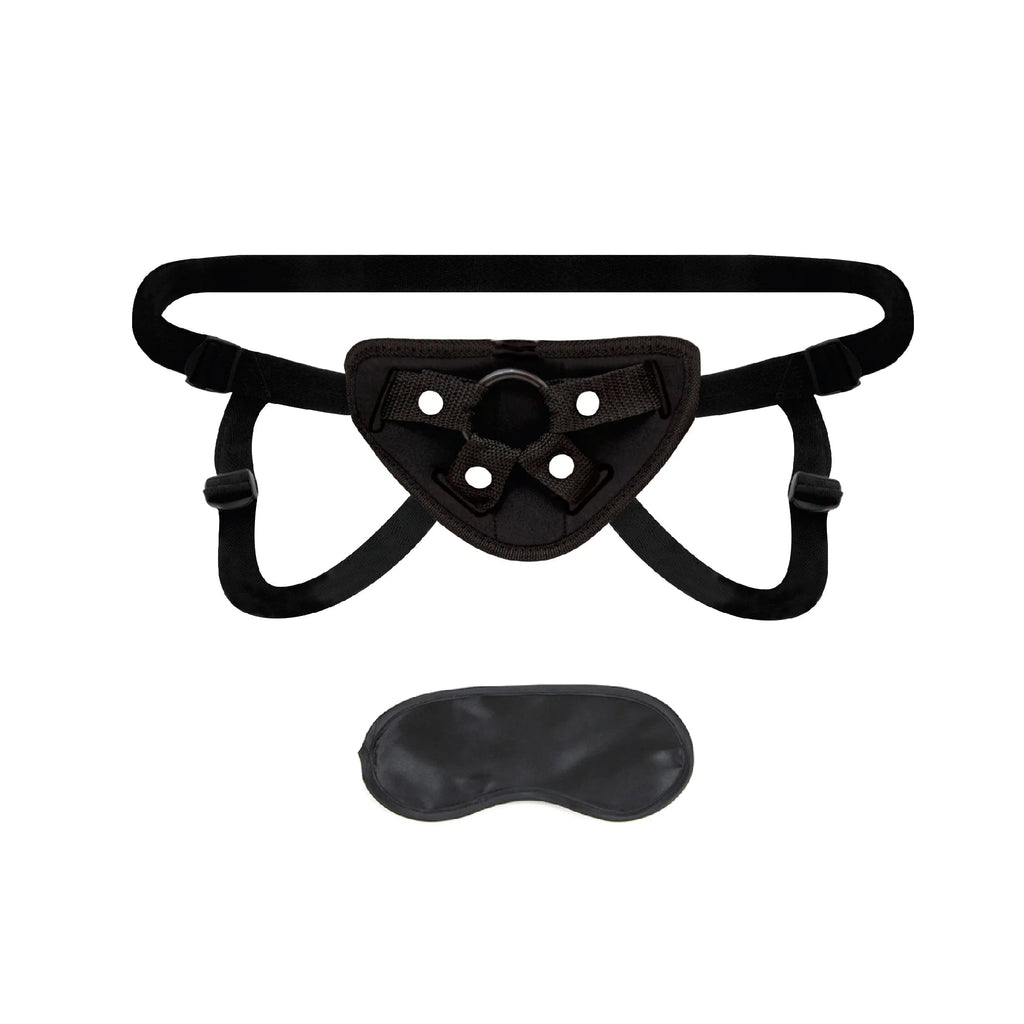 Lux Fetish Strap On Harness - Black