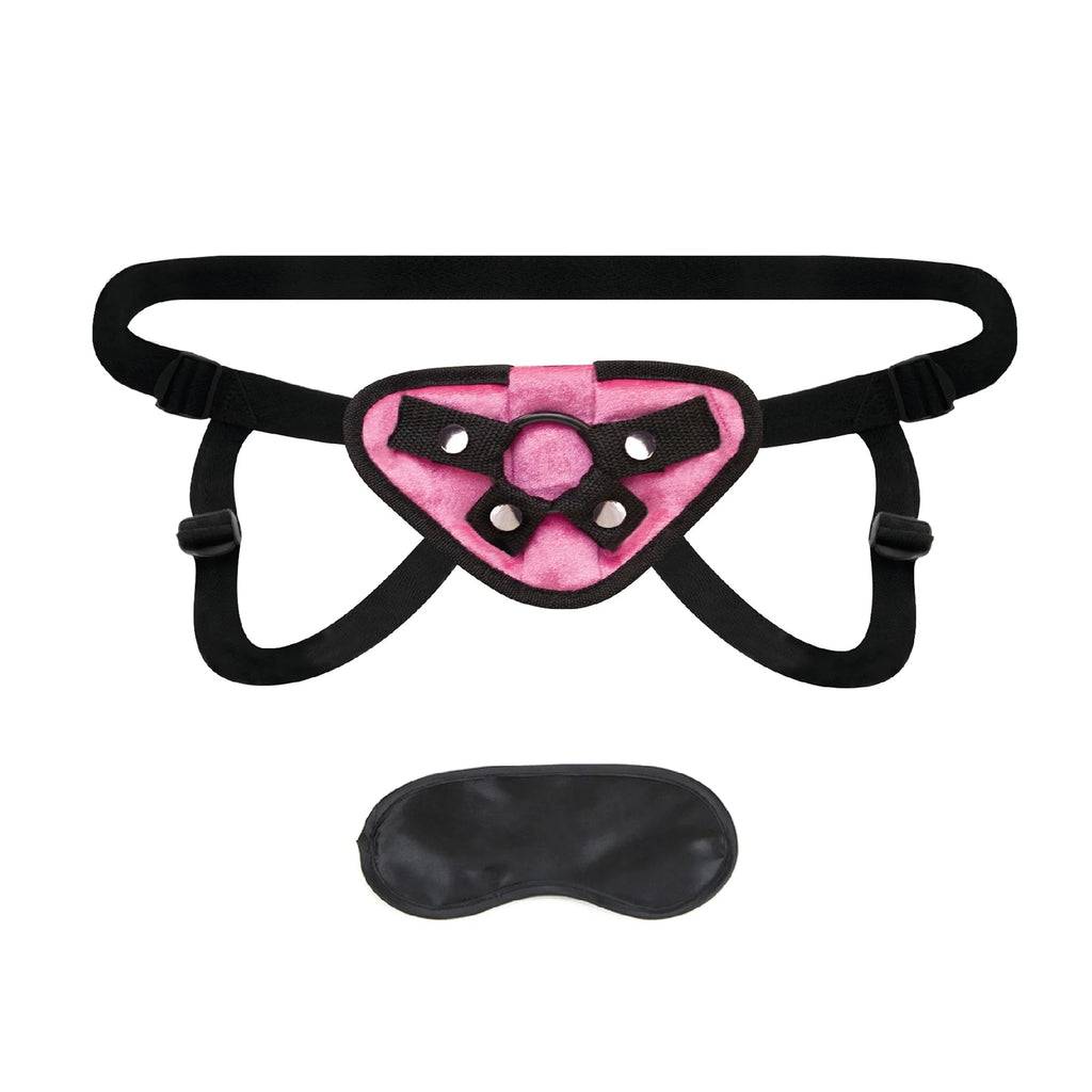 Lux Fetish Strap On Harness - Pink