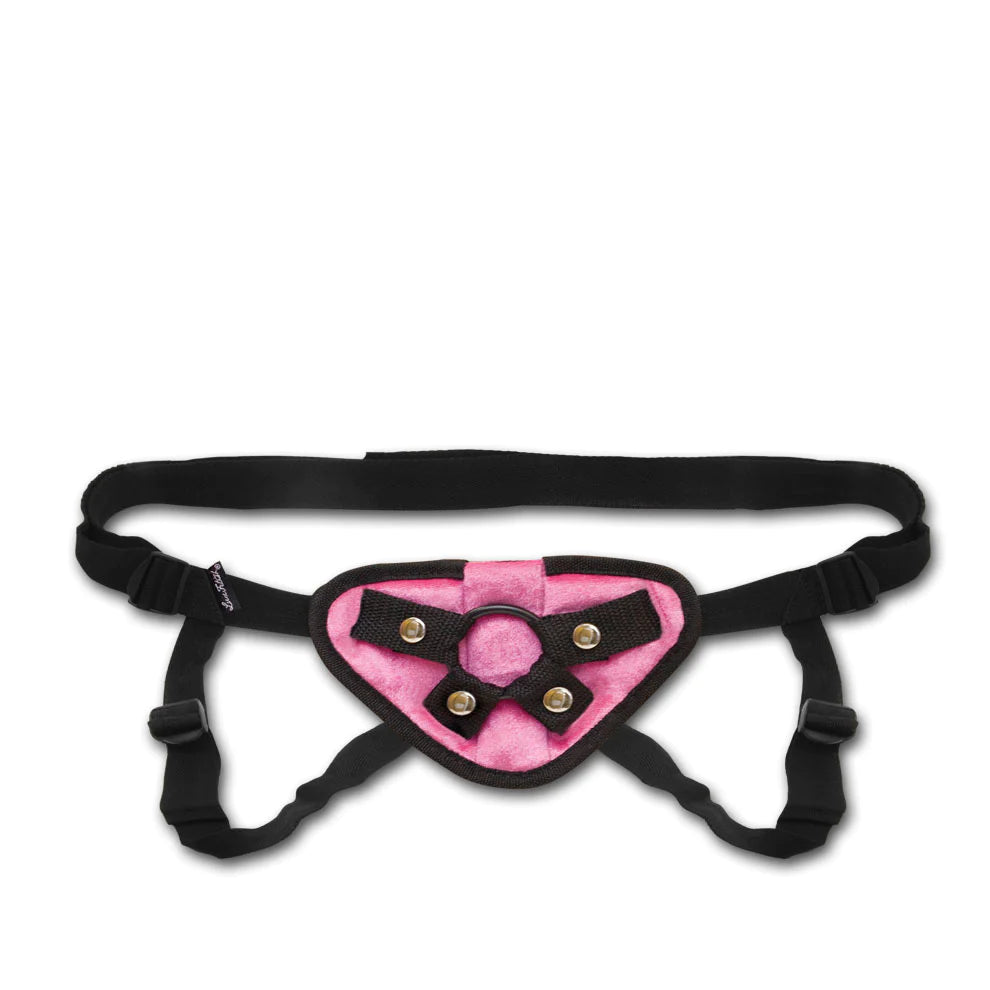 Lux Fetish Strap On Harness - Pink