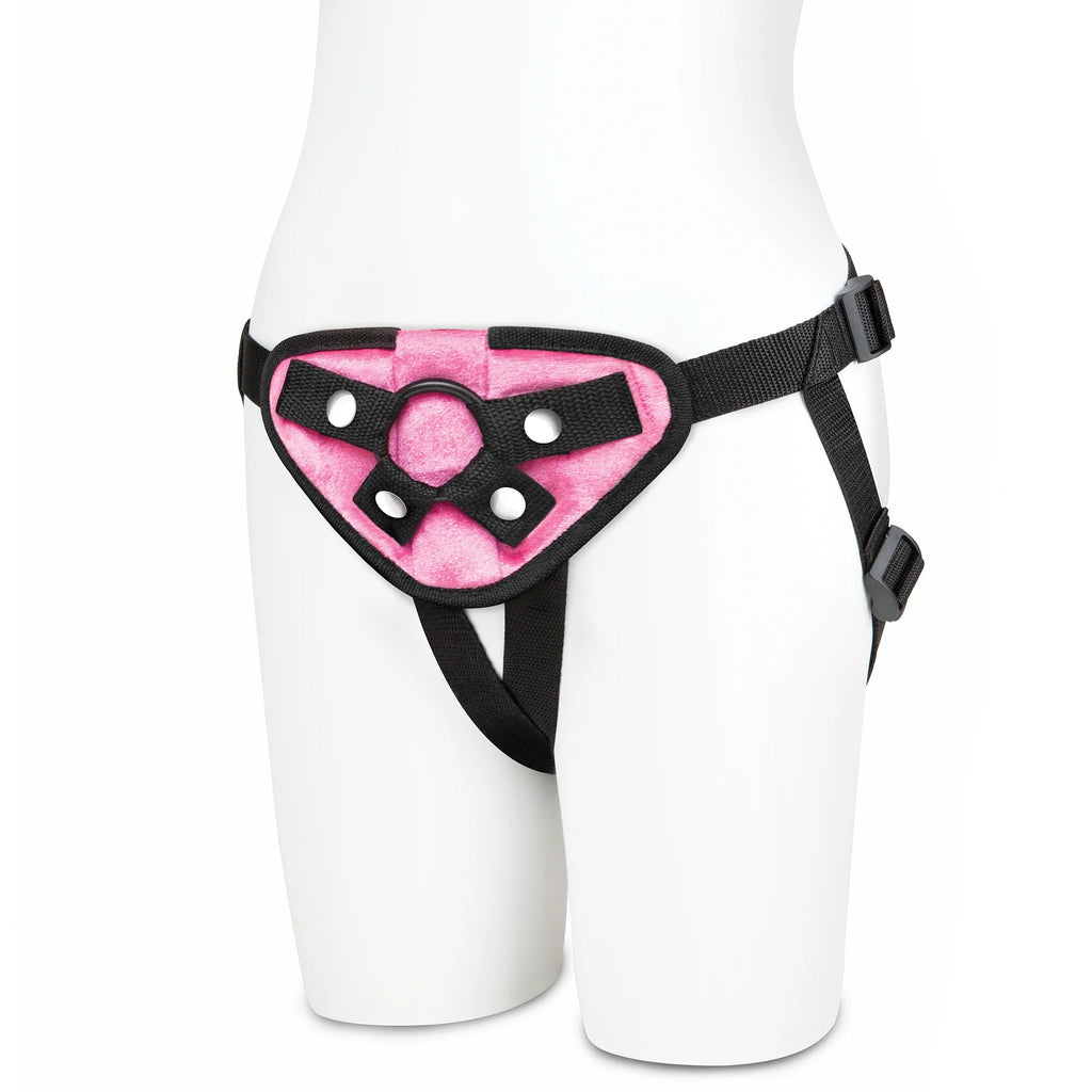 Lux Fetish Strap On Harness - Pink