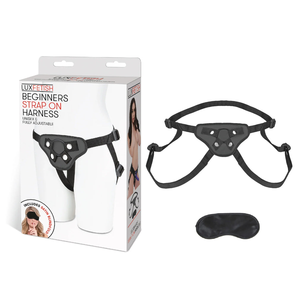 Lux Fetish Beginners Strap-on Harness-Black