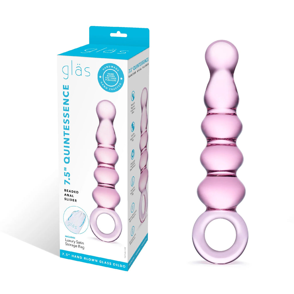 Glas Quintessence Beaded Anal Slider