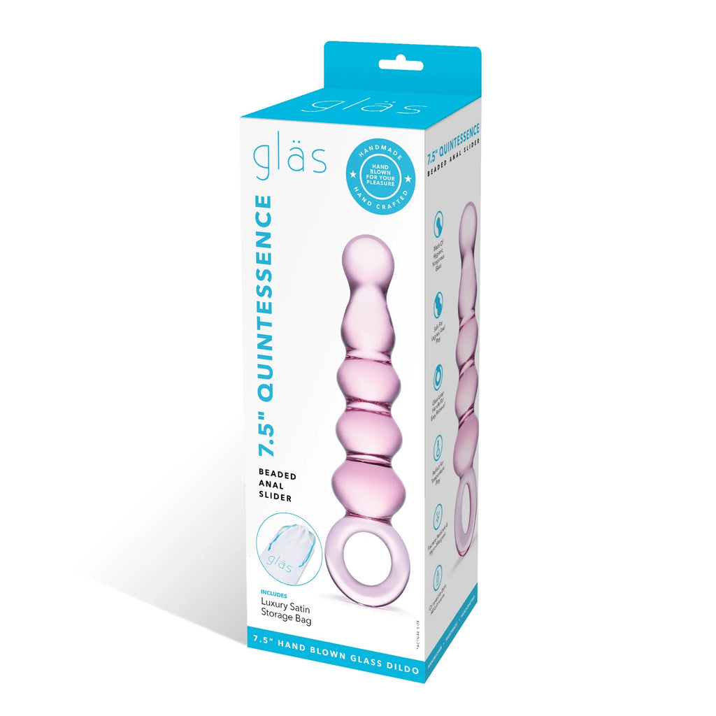 Glas Quintessence Beaded Anal Slider