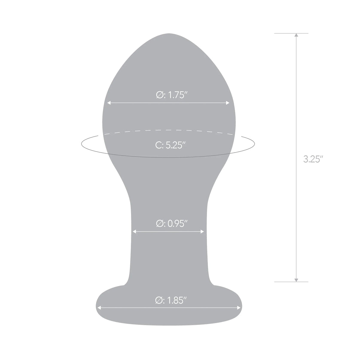 Glas Galileo Glass Butt Plug