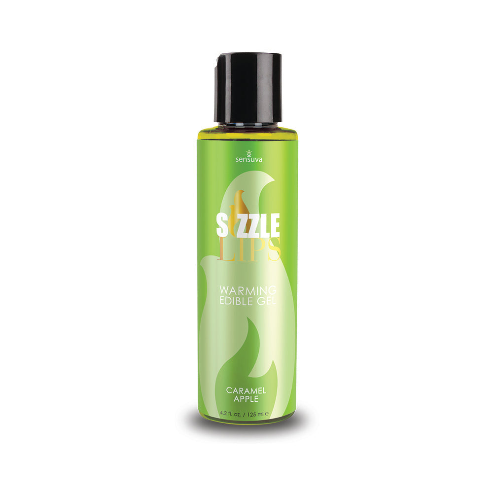 Sensuva Sizzle Lips Warming Edible Gel-Caramel Apple 4.2oz