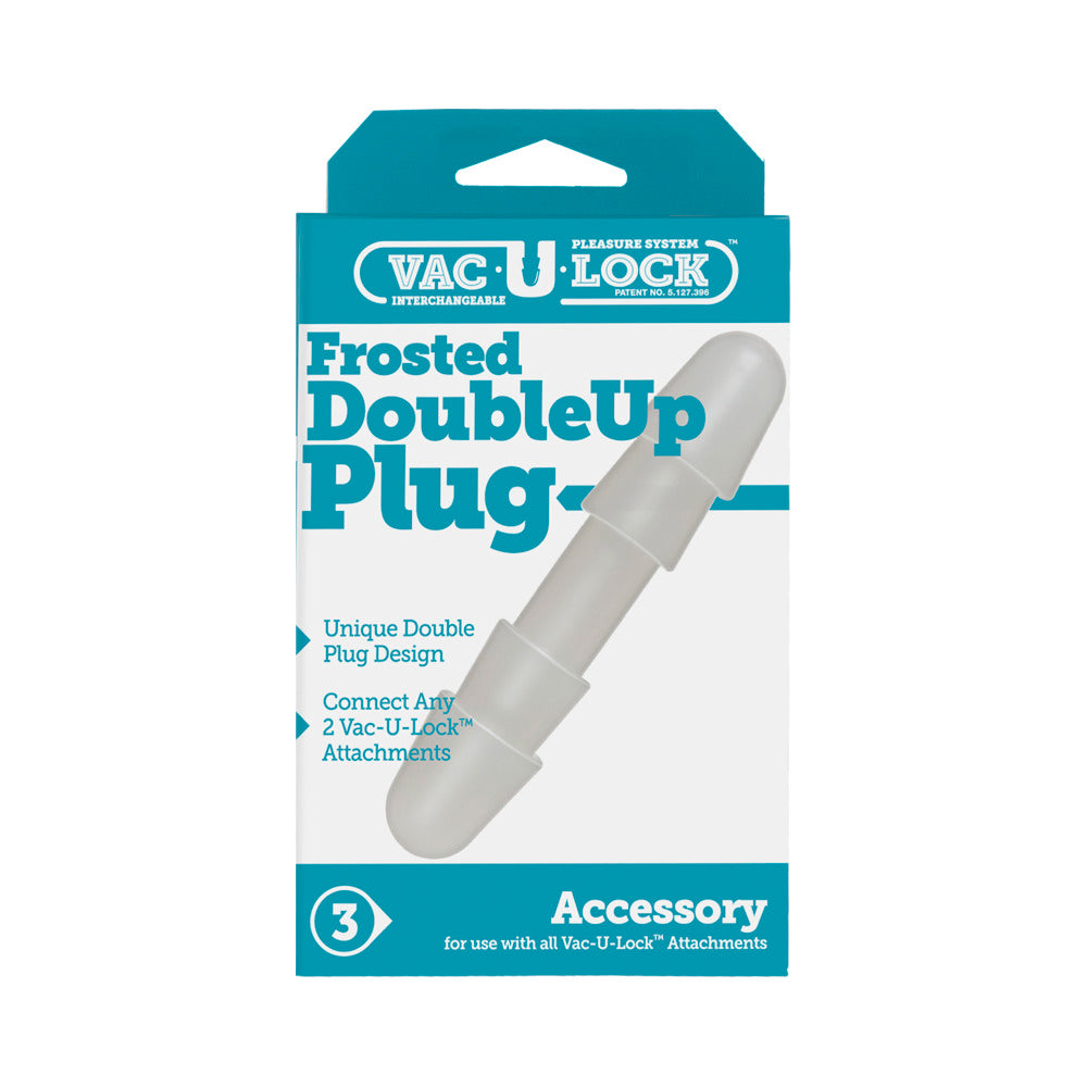 Vac-U-Lock Double Up Plug - Frosted
