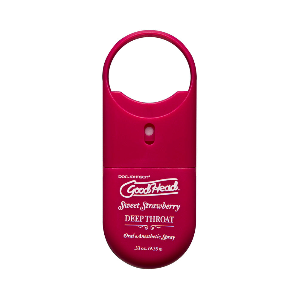 GoodHead Deep Throat Spray To Go-Strawberry .33oz