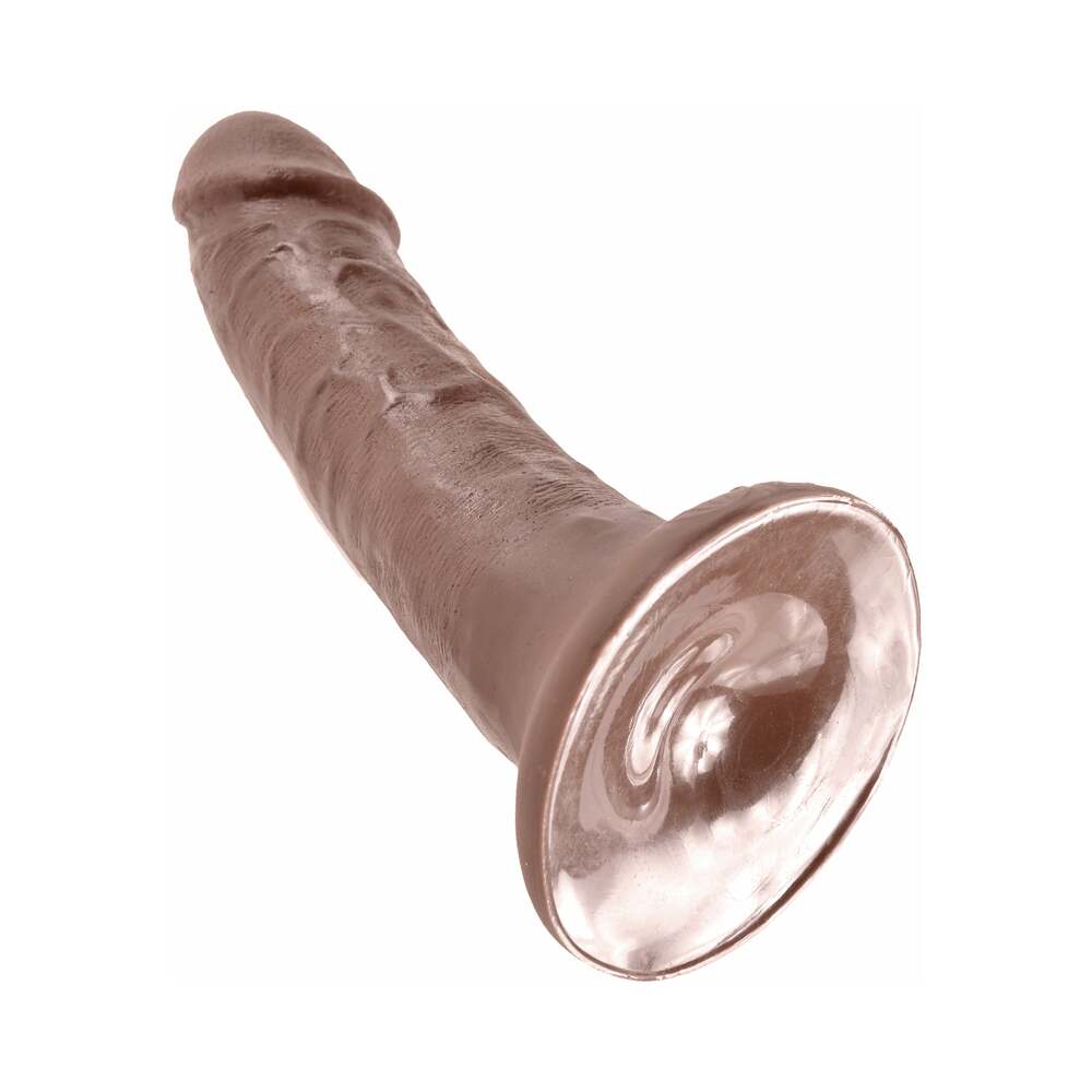 King Cock 6" Cock - Brown
