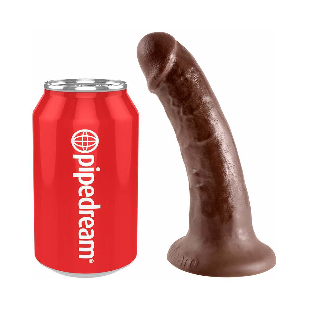 King Cock 6" Cock - Brown