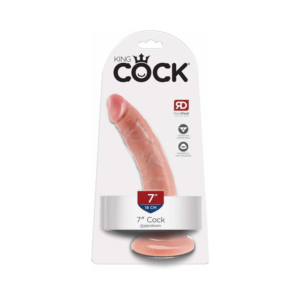 King Cock 7" Cock - Flesh