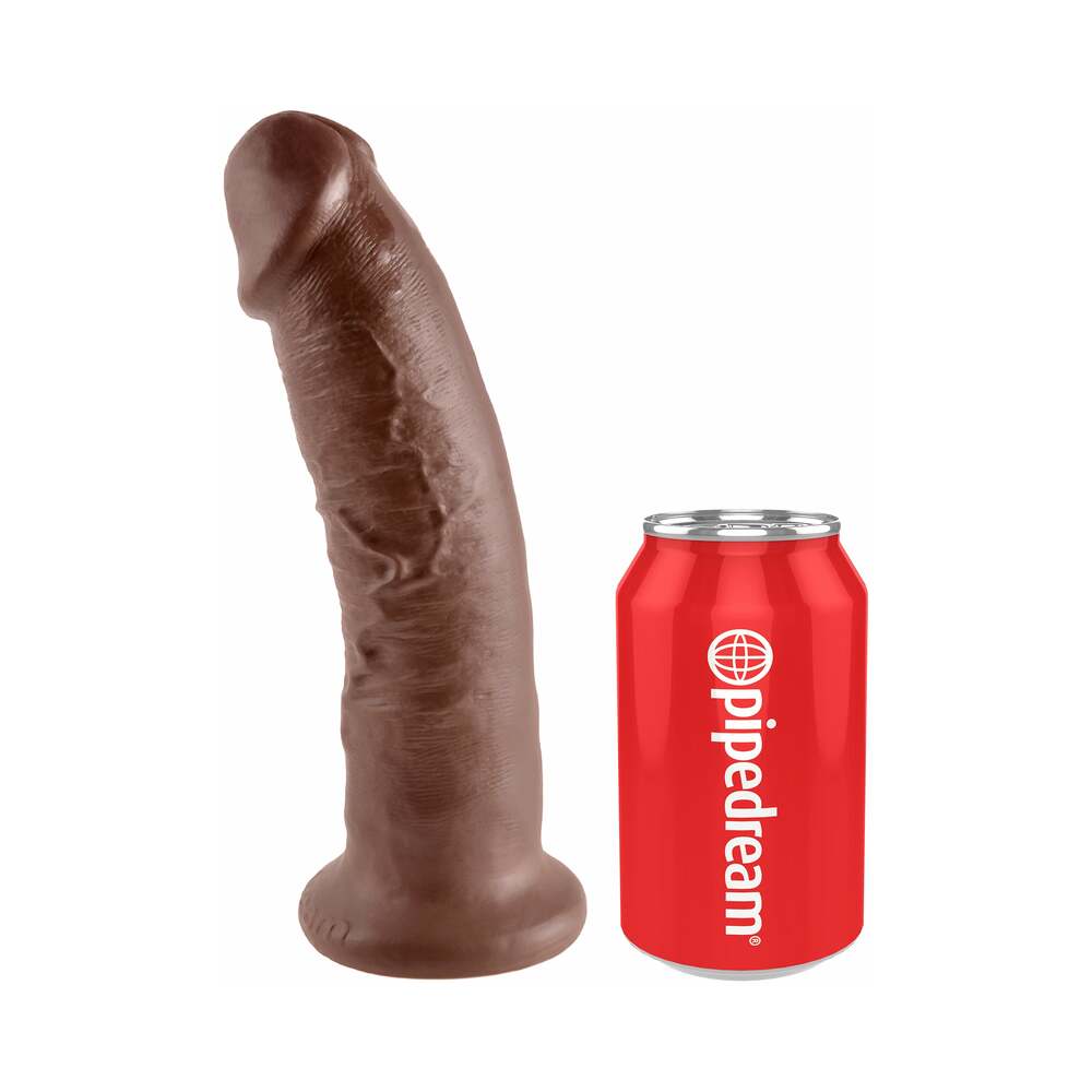 King Cock 9" Cock - Brown