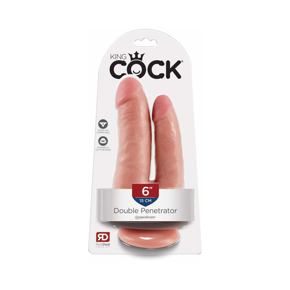 King Cock Double Penetrator - Flesh