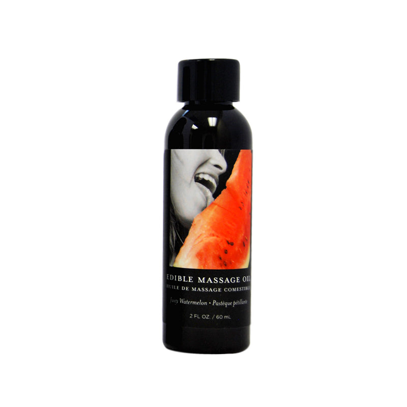 Earthly Body Edible Massage Oil-Watermelon 2oz