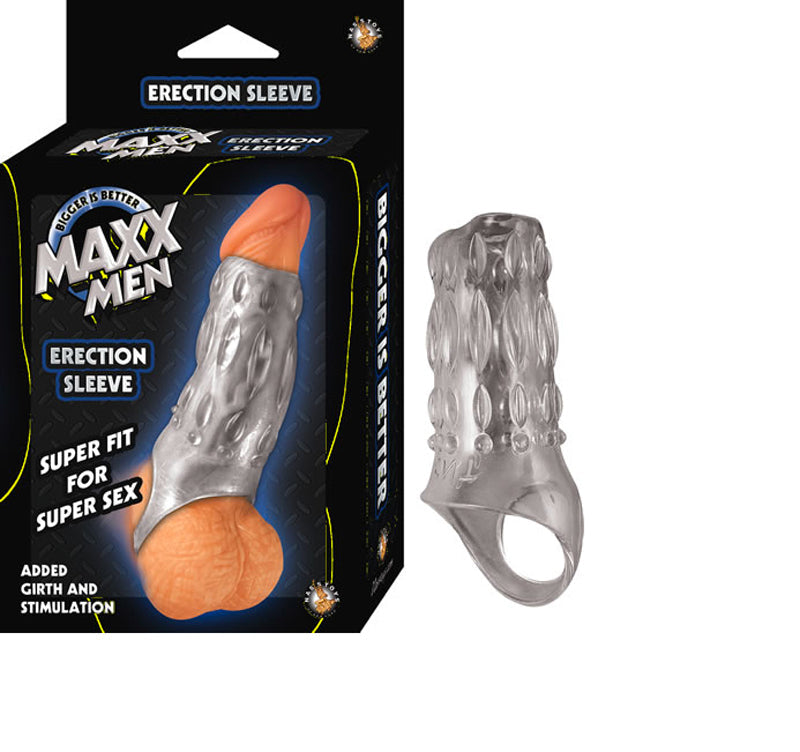 Maxx Men Erection Sleeve-Clear