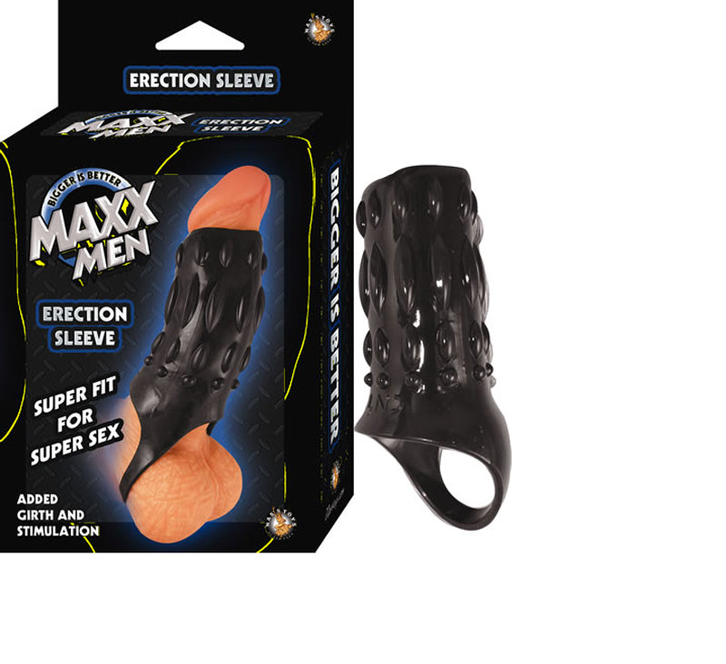 Maxx Men Erection Sleeve-Black