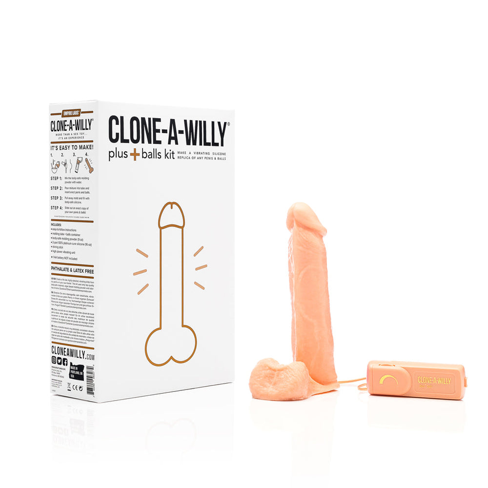 Clone-A-Willy Plus+ Balls Kit-Light Skin Tone