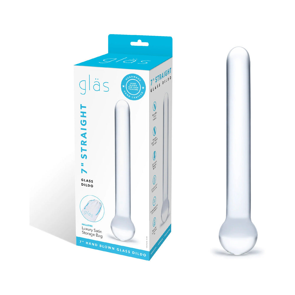 Glas 7" Straight Glass Dildo