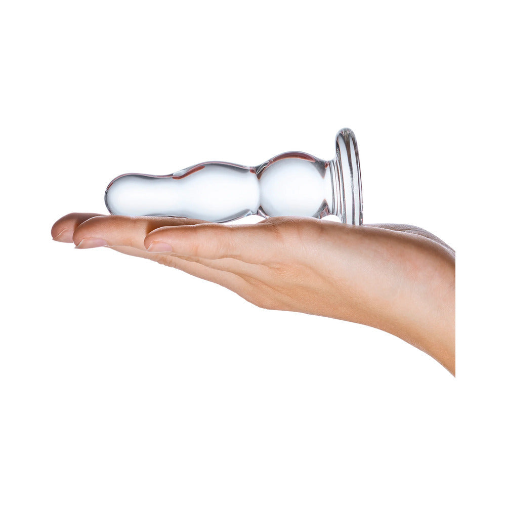Glas 4" Butt Plug - Clear