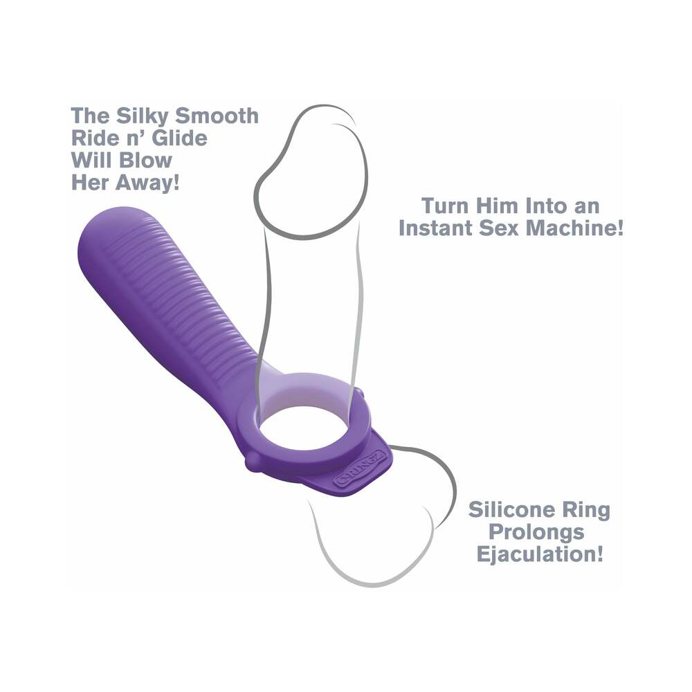 Fantasy C-Ringz Ride N' Glide Couples Ring - Purple